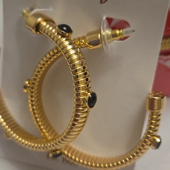 Lilly Pulitzer Unforgettable Hoop Earrings - Picture 8 of 9